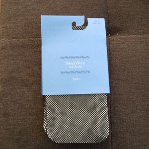 SimplyVera fishnet tights. Size 2 (NWT)
